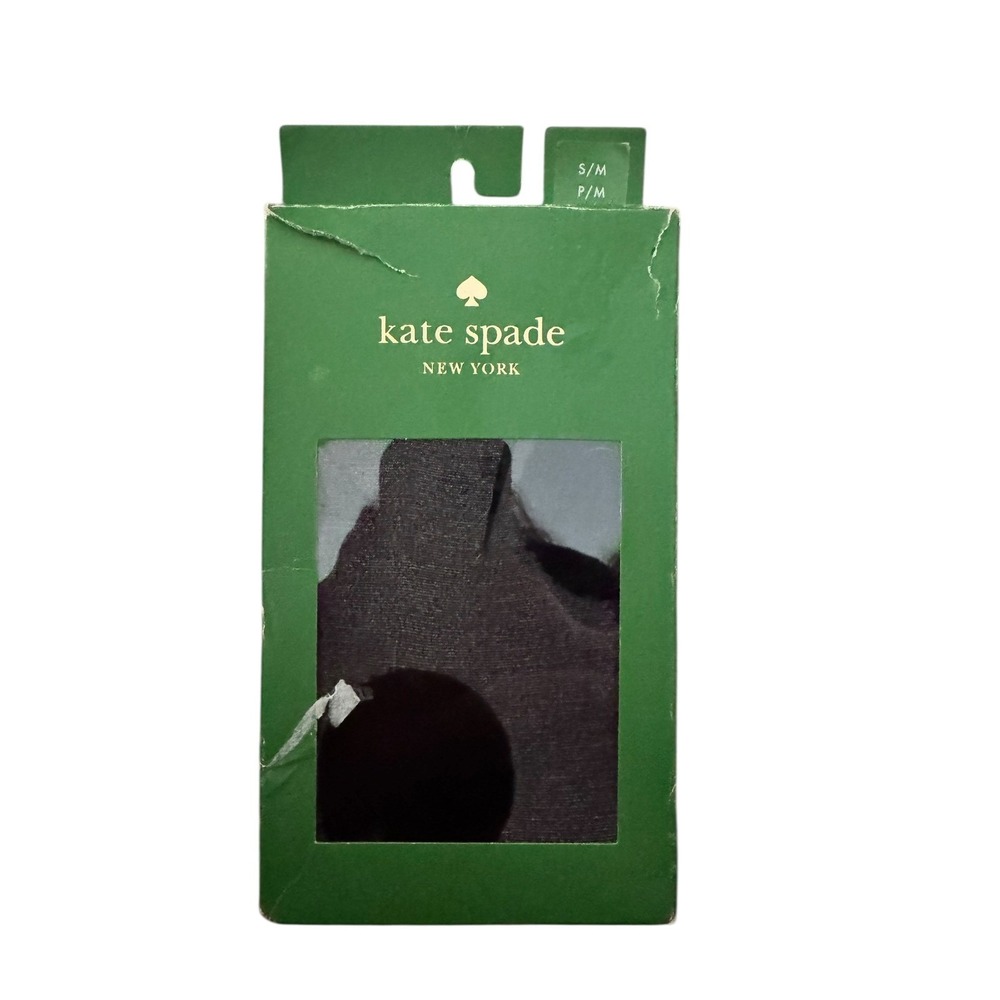 Kate Spade New York Black Polka Dot Tights S/M Hosiery Stockings‎ Preppy Y2K 90s